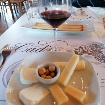 Cheese and hazelnut platter