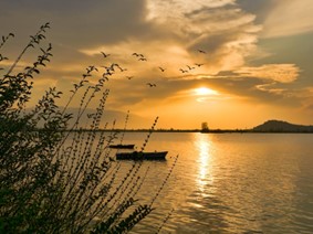 Iseo-lake-Lombardy Iseo lake sunset
