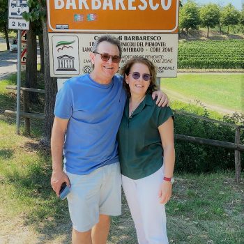 Couple newly arrived in Barbaresco
