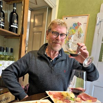 wine tasting in the cellar