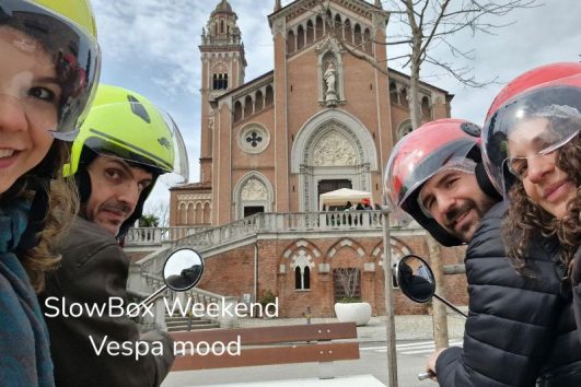 due coppie in vespa per un weekend nelle Langhe